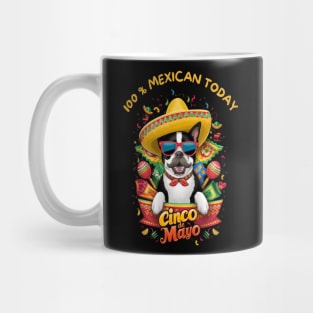 Boston Terrier Dog Cinco de Mayo Mug